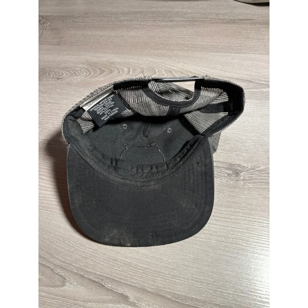 Pokemon Pikachu Trucker Hat Grey Poke Ball Pattern‎ Snapback Mesh Cap OSFA